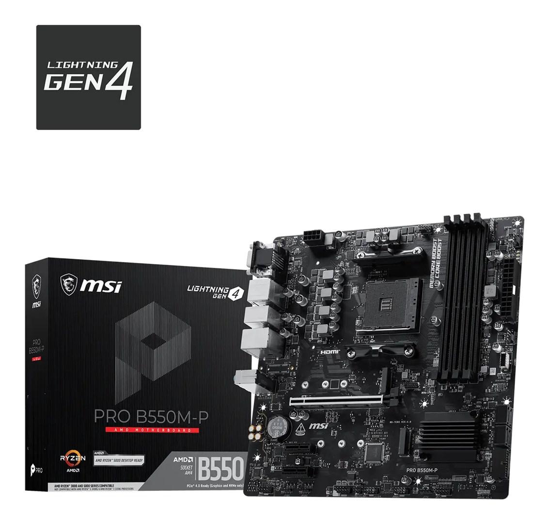 MSI PRO B550M-P WIFI6E motherboard