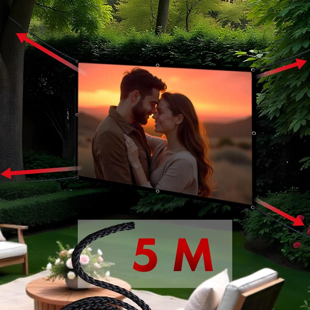Maclean projection screen, 84", 175x131cm, 25mm