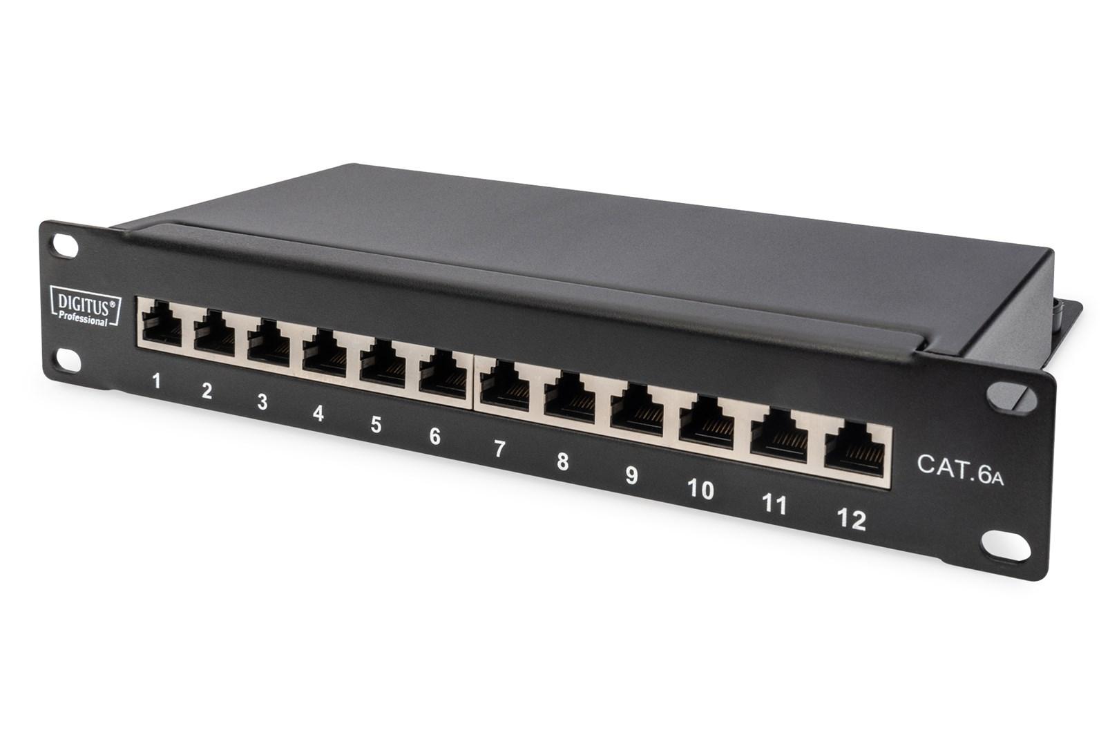 Digitus CAT 6A Patch Panel, shielded