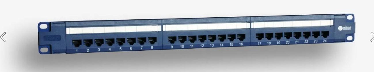 EMITERNET PANEL 19", 24XRJ45 UTP CAT