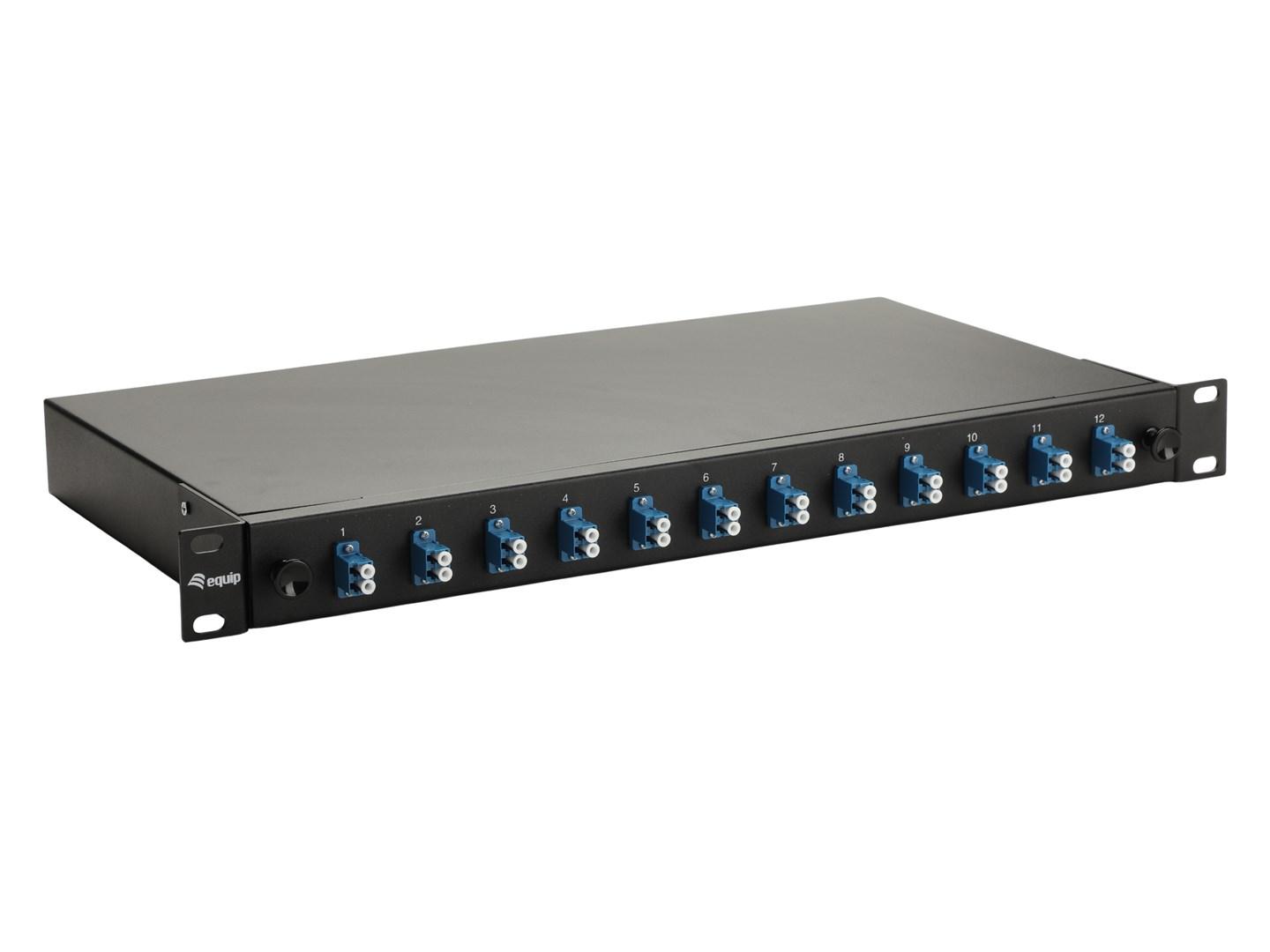 Equip 12-Port Fiber Optic Splice Box