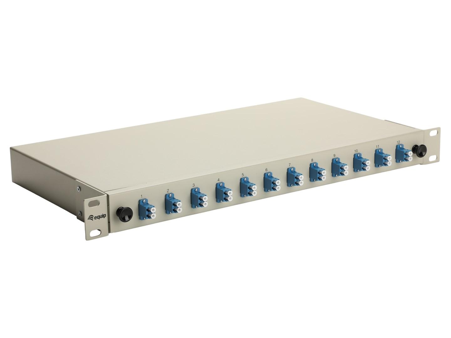 Equip 12-Port Fiber Optic Splice Box