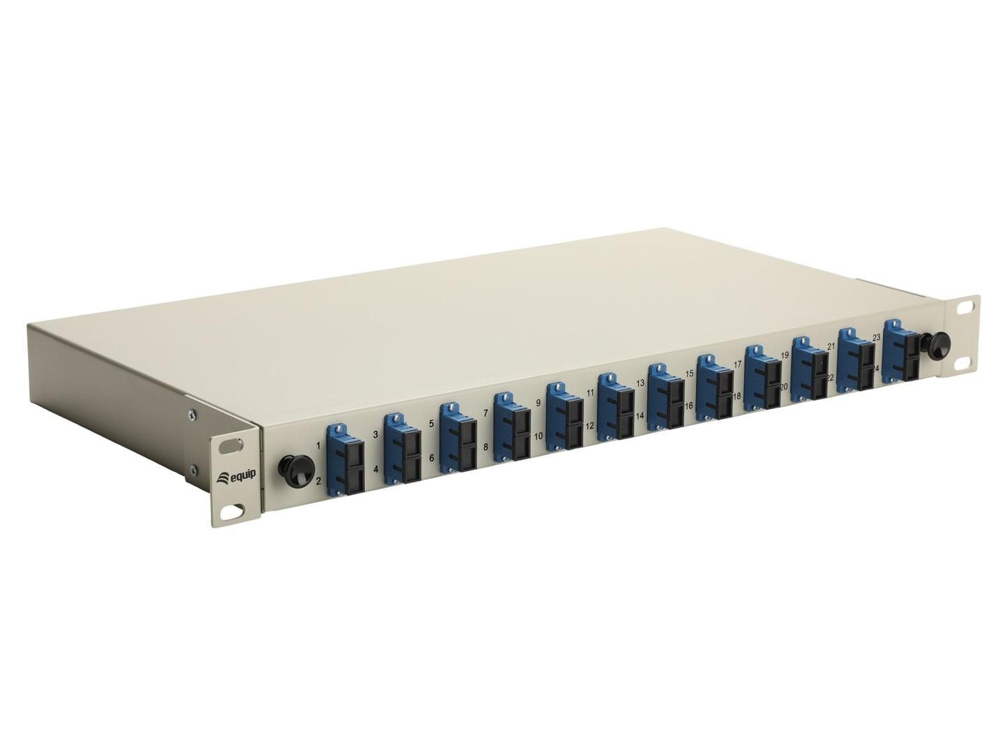 Equip 12-Port Fiber Optic Splice Box