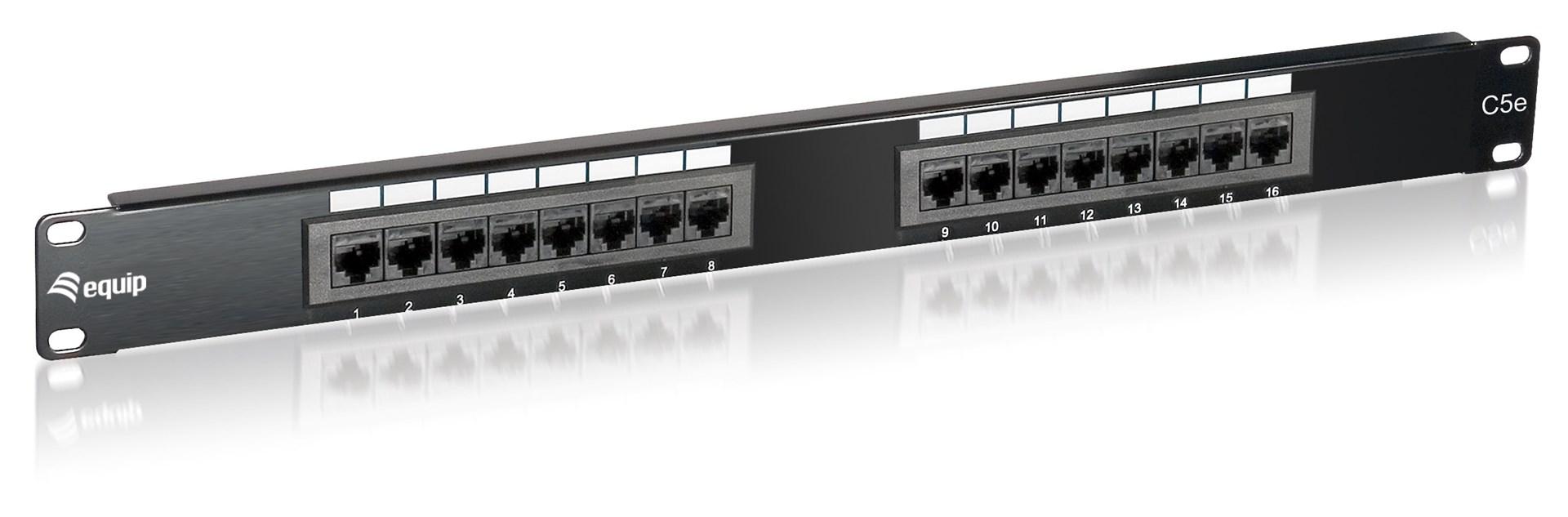 Equip 16-Port Cat.5e Unshielded Patch