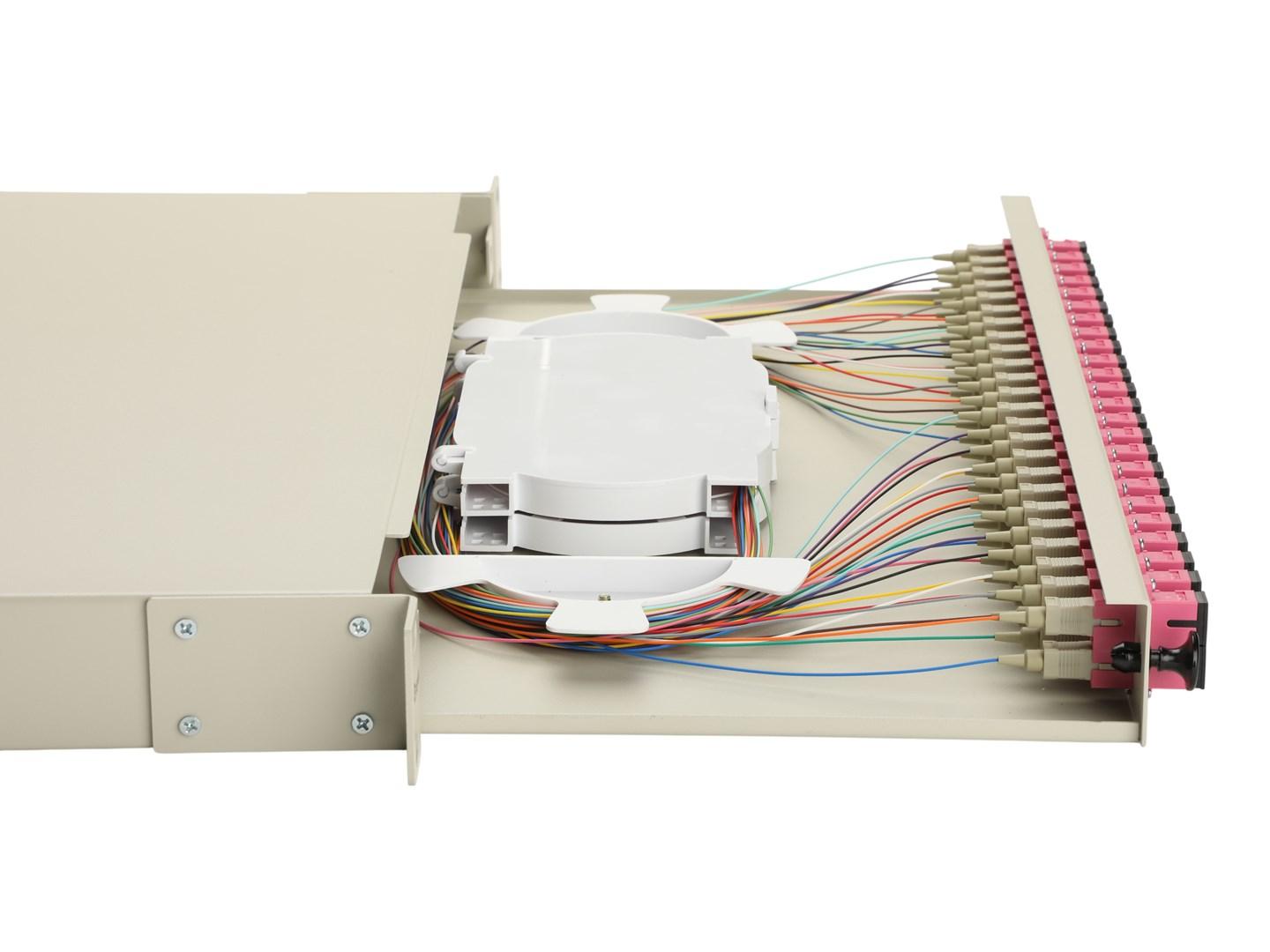 Equip 24-Port Fiber Optic Splice Box