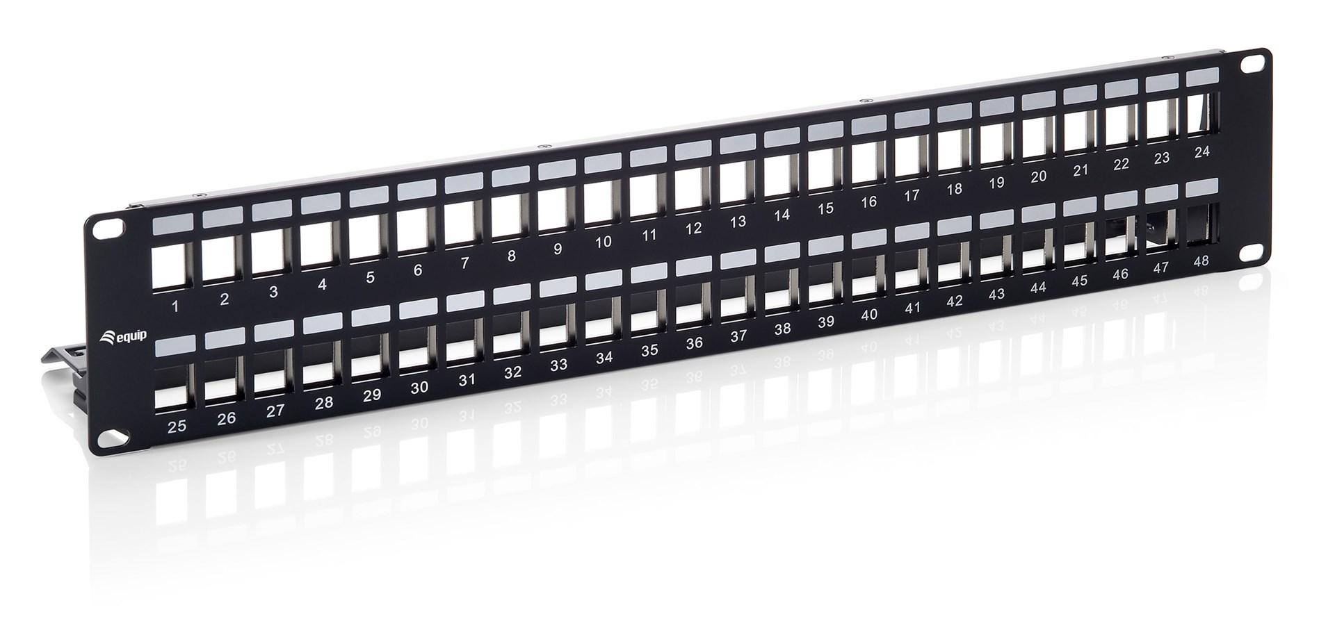 Equip 48-Port Keystone Cat.6 Shielded