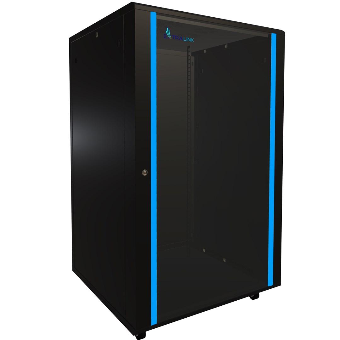 Extralink Rackmount cabinet 27U 800x800 Black