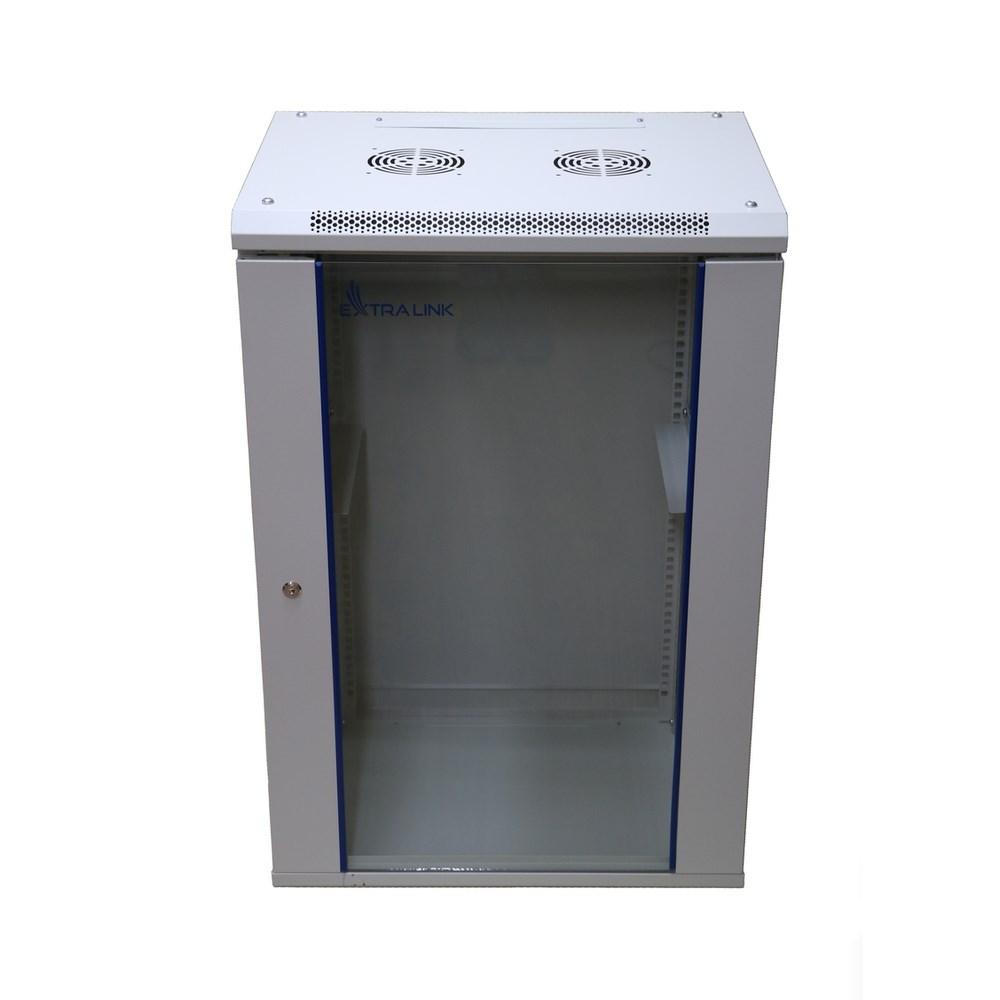 Extralink Rackmount cabinet 18U 600x600 Gray