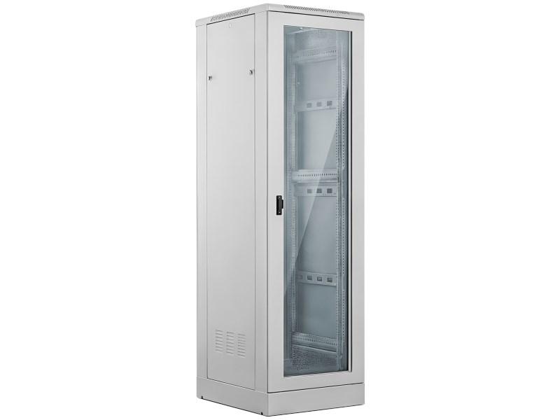 Szafa 24U 600x600, drzwi przednie szklane