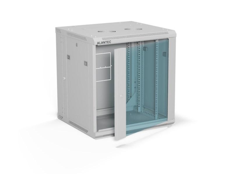 Szafa wisząca 19" 12U 600x600, dwusekcyjna