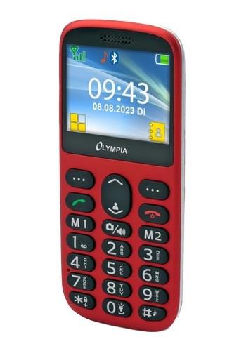 Olympia Mobiltelefon SUN GroĂźtasten rot