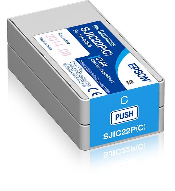 Epson SJIC22P(C): Ink cartridge for ColorWorks
