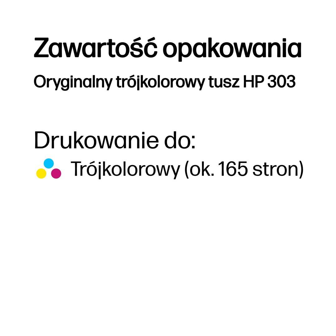 Hewlett-Packard HP 303 Tri-color Original Ink