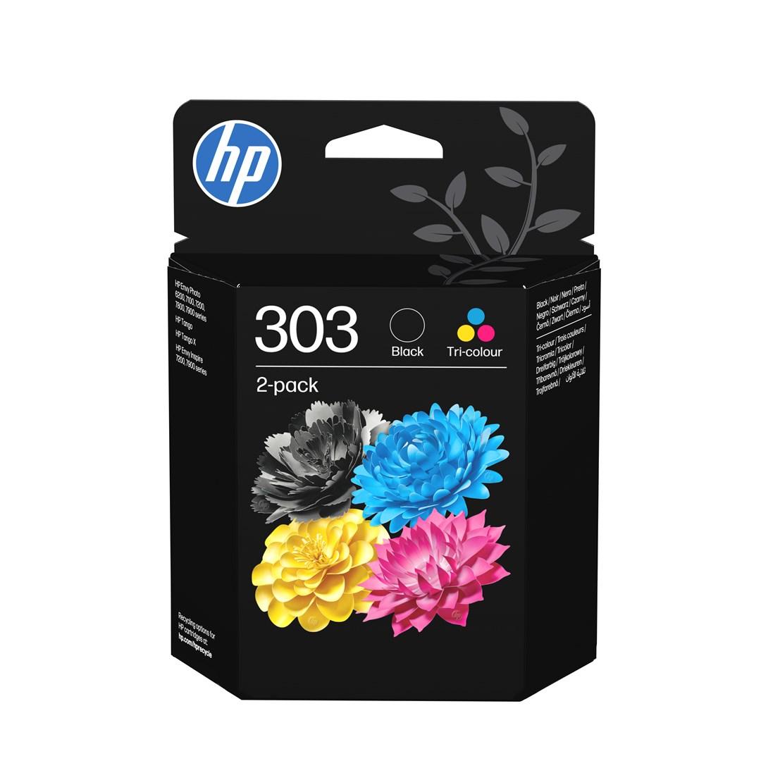 Hewlett-Packard HP 303 2-pack Black/Tri-color Original