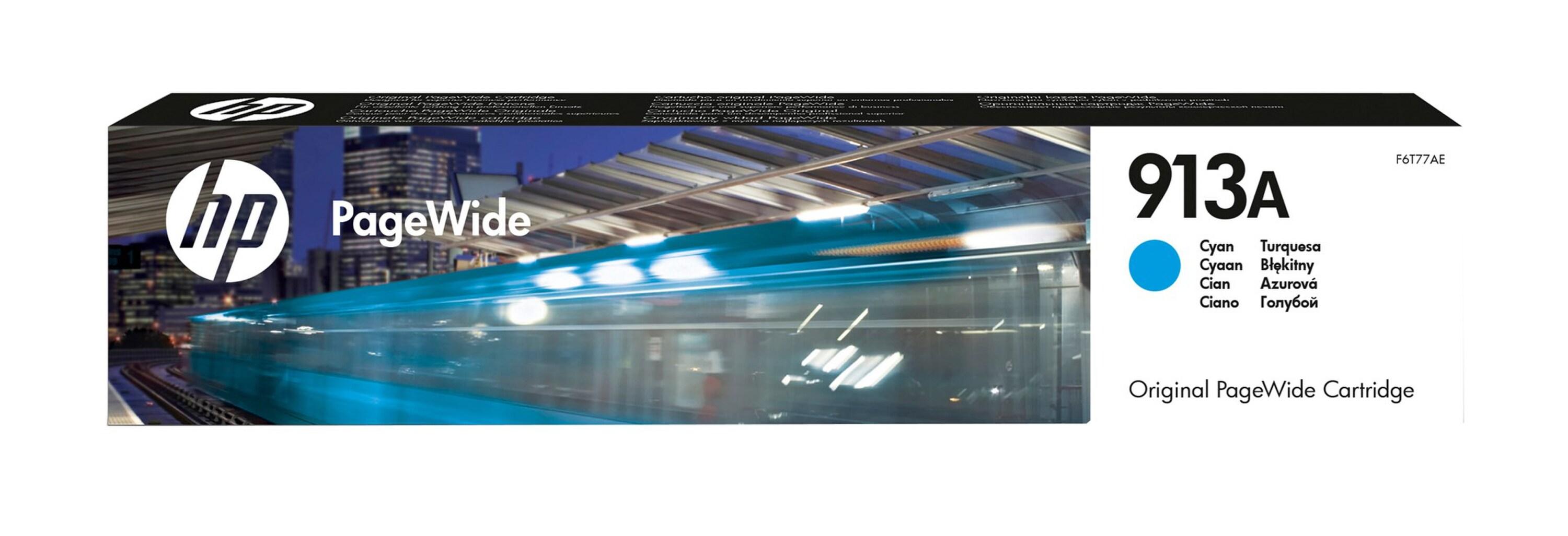 Hewlett-Packard HP 913A Cyan Original PageWide