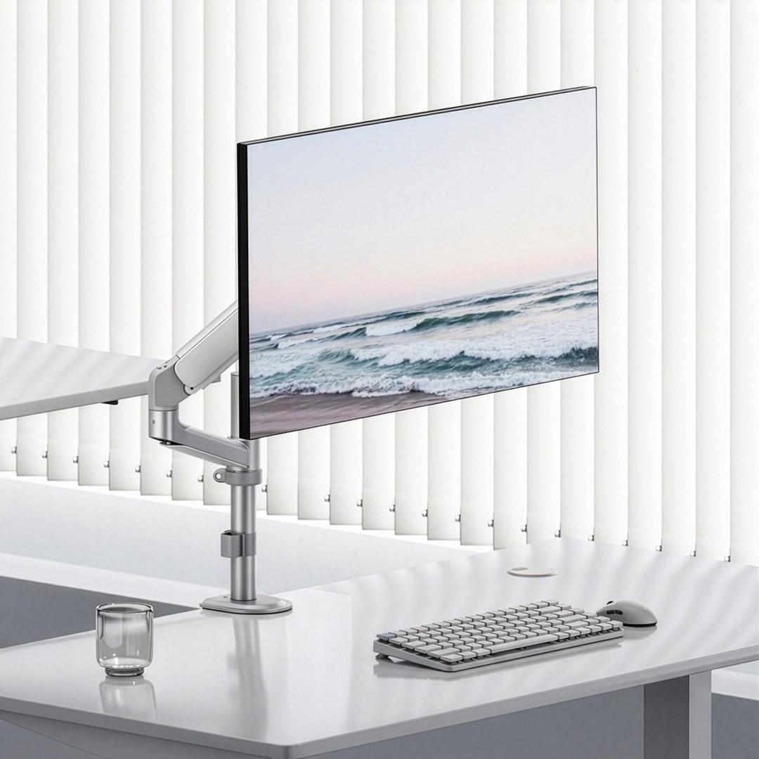 Ergo Office Monitor Mount/Hanger, Gas Spring
