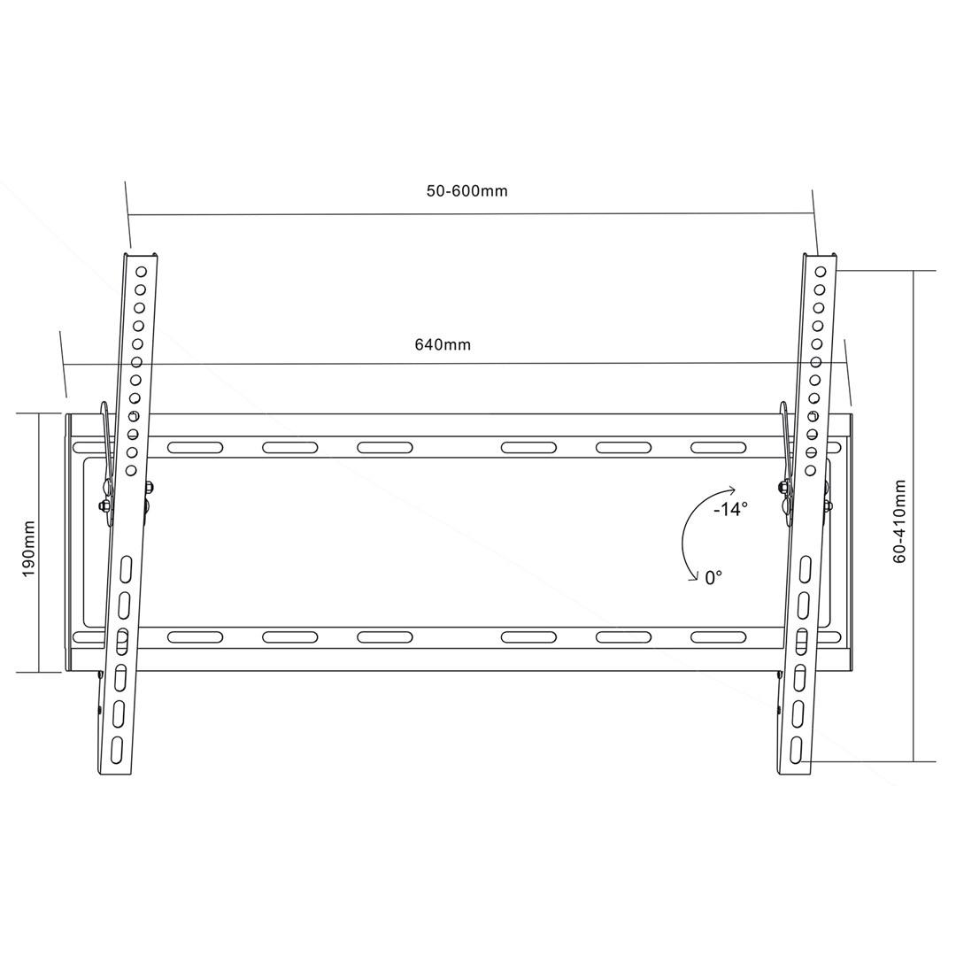 MACLEAN MC-605 TV Bracket 32-80" MACLEAN