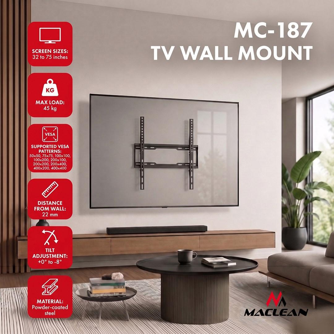 Maclean TV Mount / Bracket, max