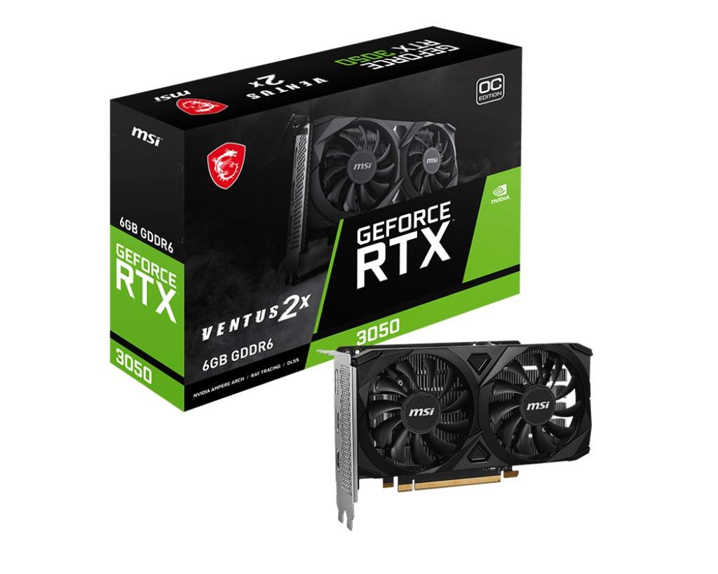 MSI VENTUS GeForce RTX 3050 2X