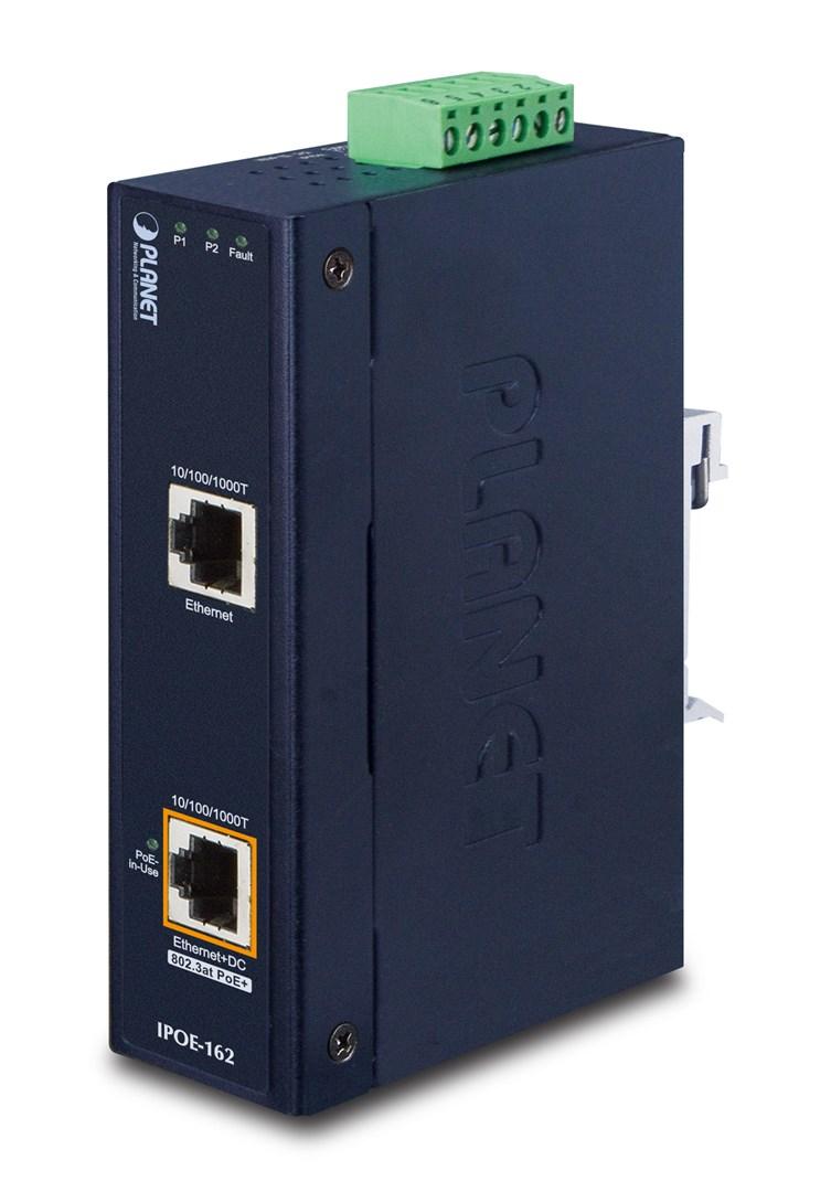 PLANET IPOE-162 PoE adapter Gigabit Ethernet