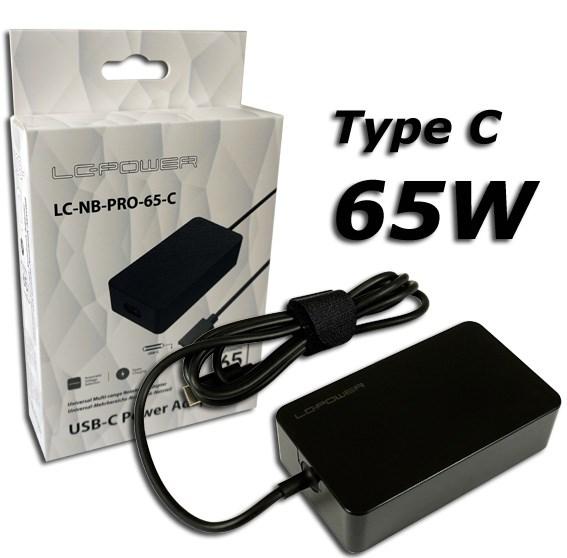 LC-Power LC-NB-PRO-65-C power adapter/inverter Indoor 65