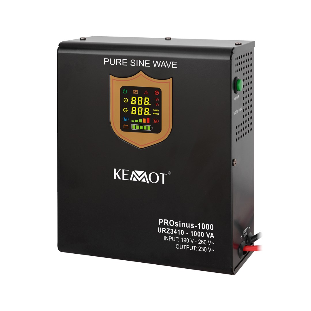 Wall-mounted uninterruptible power supply KEMOT PROsinus-1000