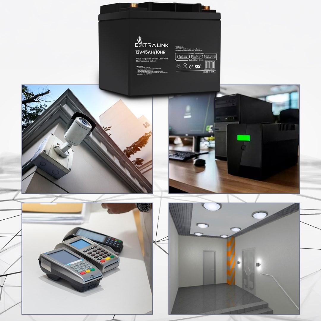 Extralink Accumulator AGM 12V 45Ah maintenance