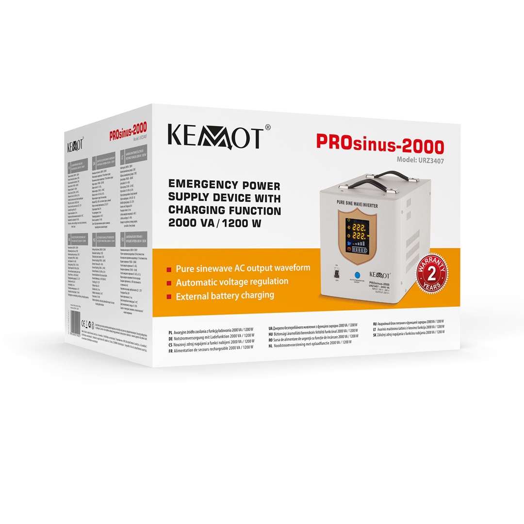 KEMOT PROsinus-2000 emergency power supply unit
