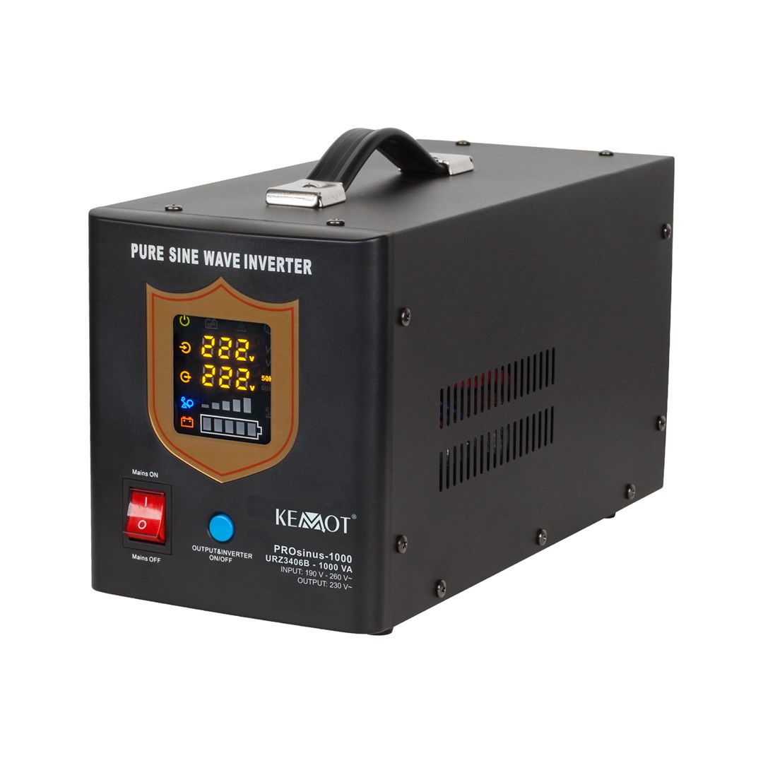 Uninterruptible power supply KEMOT PROsinus-1000 converter