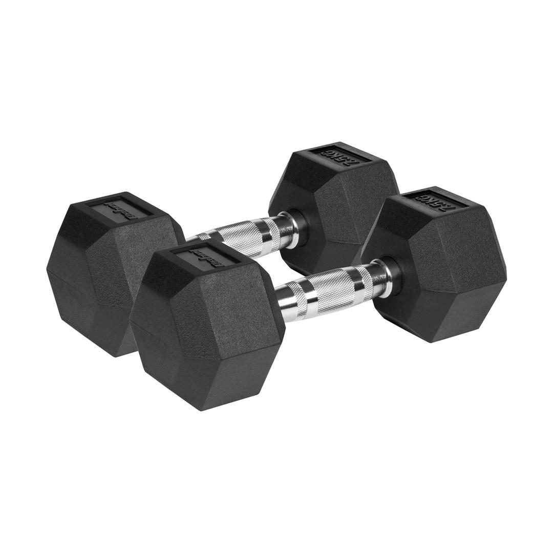 Hantle żeliwne gumowane HEX 2x7.5