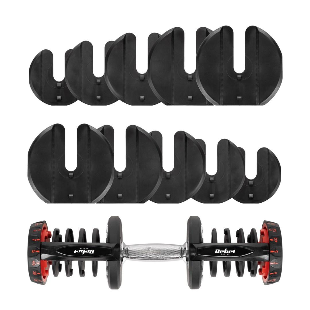 REBEL ACTIVE Hantel automat 40 kg