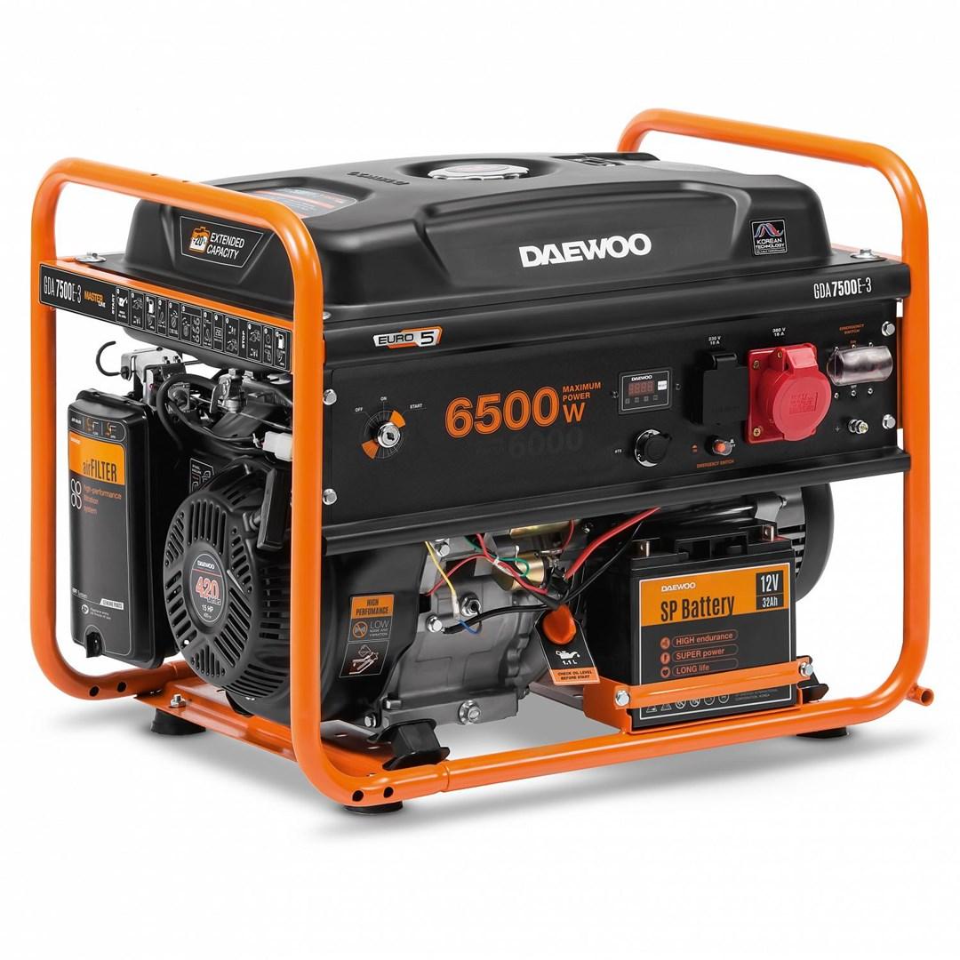 PETROL GENERATOR 6.5KW 380V/GDA 7500E-3