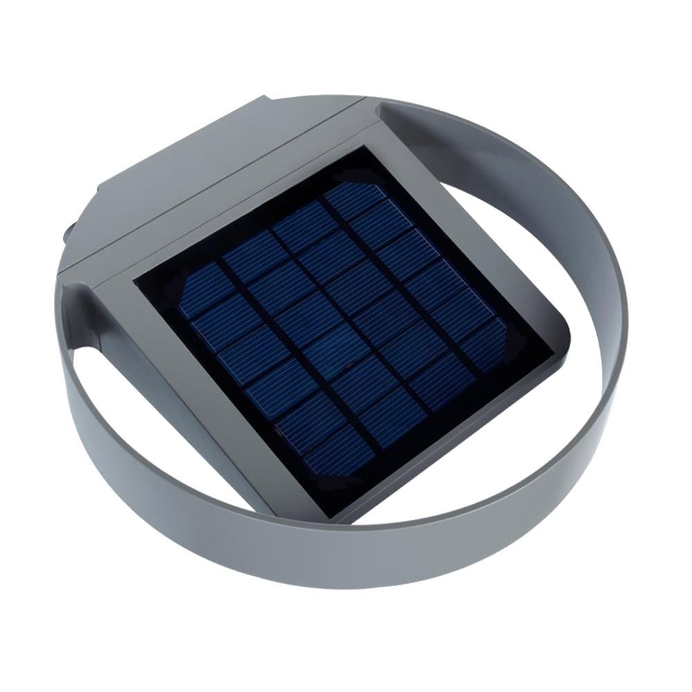Solarna lampa ścienna okrągła GreenBlue GB130