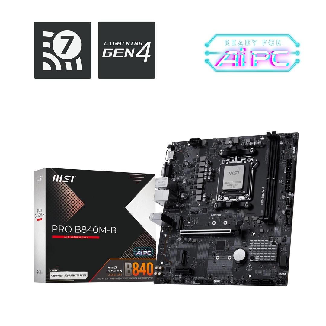 MSI PRO B840M-B motherboard AMD B840