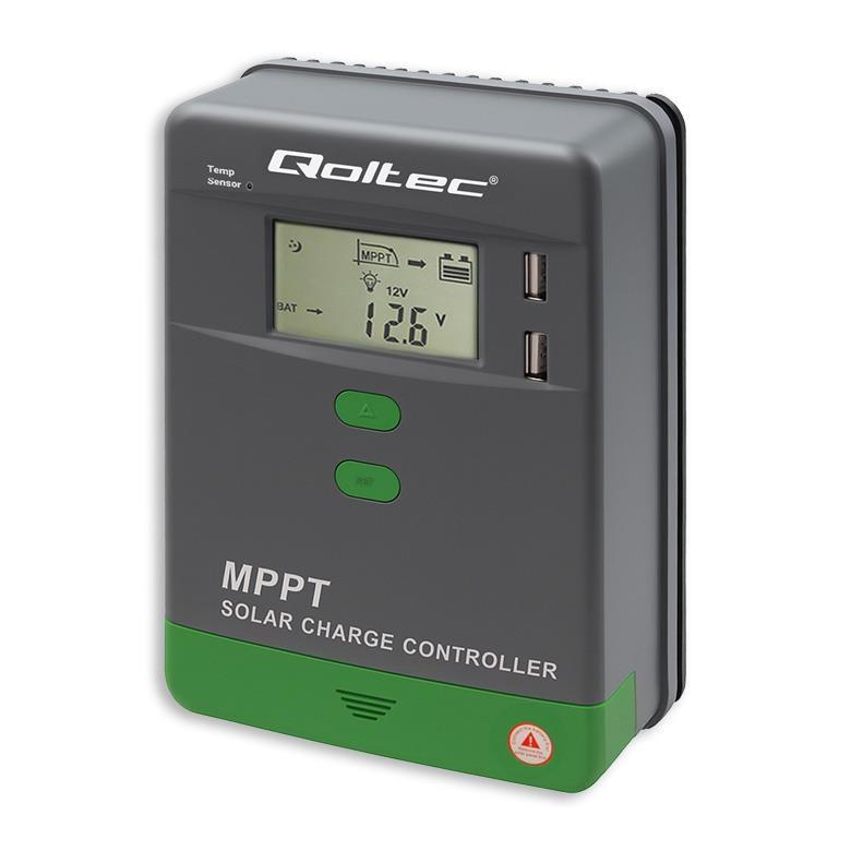 Qoltec Solarny regulator ładowania MPPT z