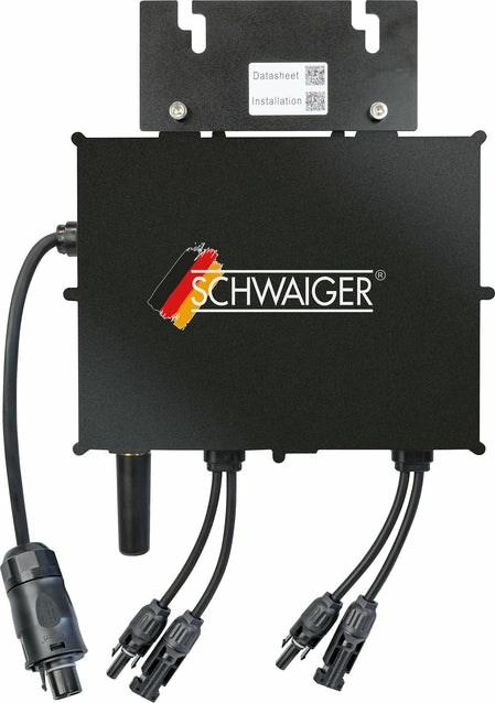 Schwaiger SOWR0806 power adapter/inverter Indoor Black