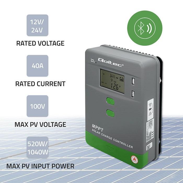 QOLTEC Solar Charge Controller MPPT with