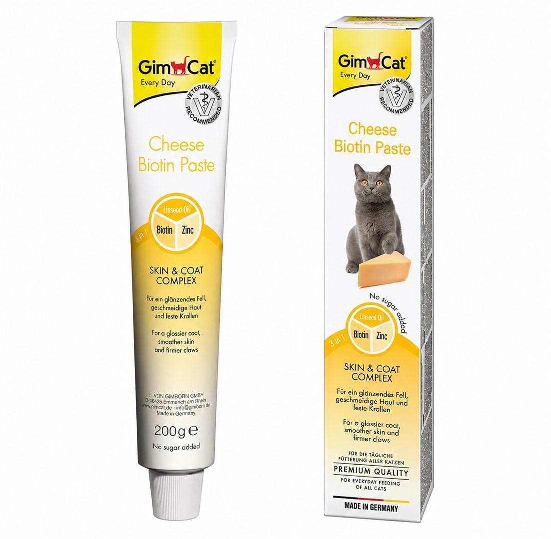 GIMCAT Cheese biotin paste - cat