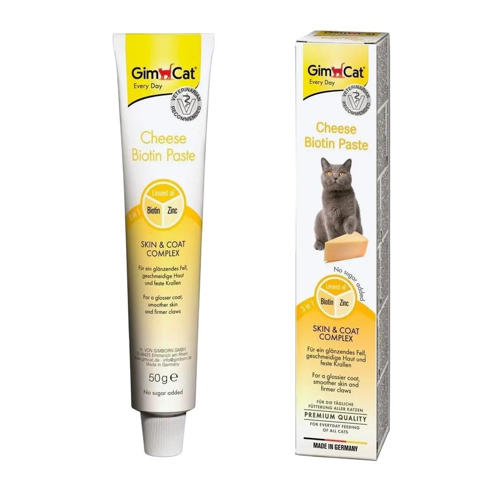 GIMCAT Cheese biotin paste - cat