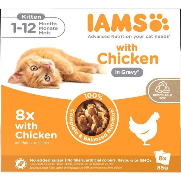 EUKANUBA IAMS DELIGHTS Kitten in Gravy