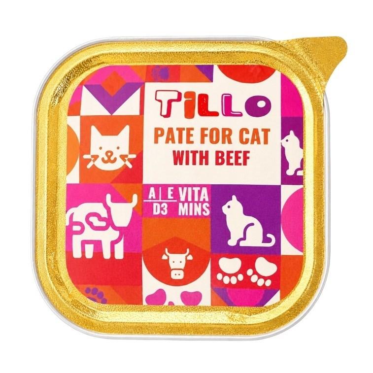 TILLO Pate Beef - wet cat