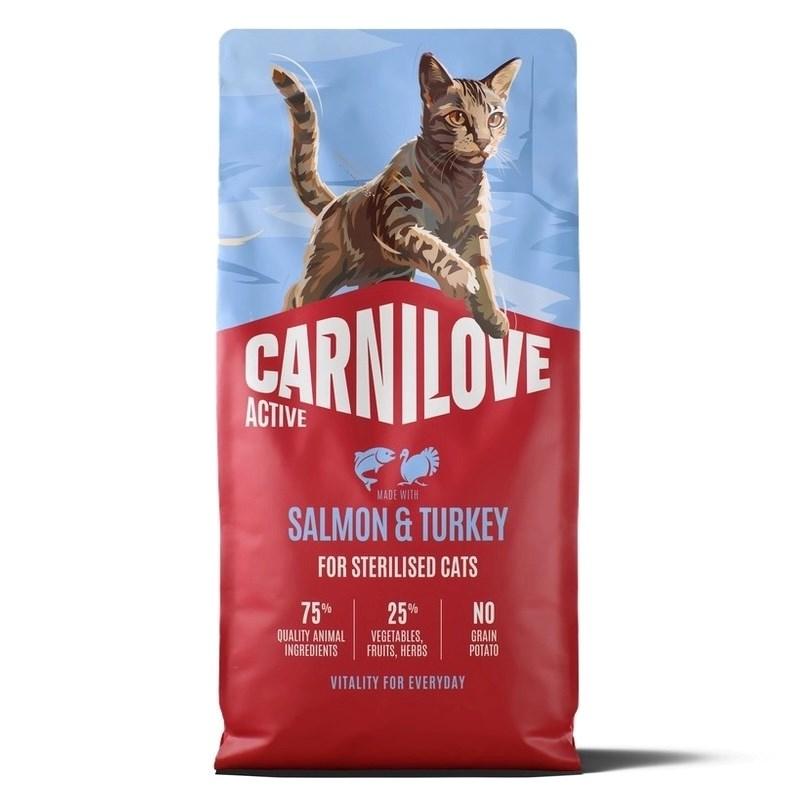 CARNILOVE Active Cat Salmon&Turkey Sterilised -