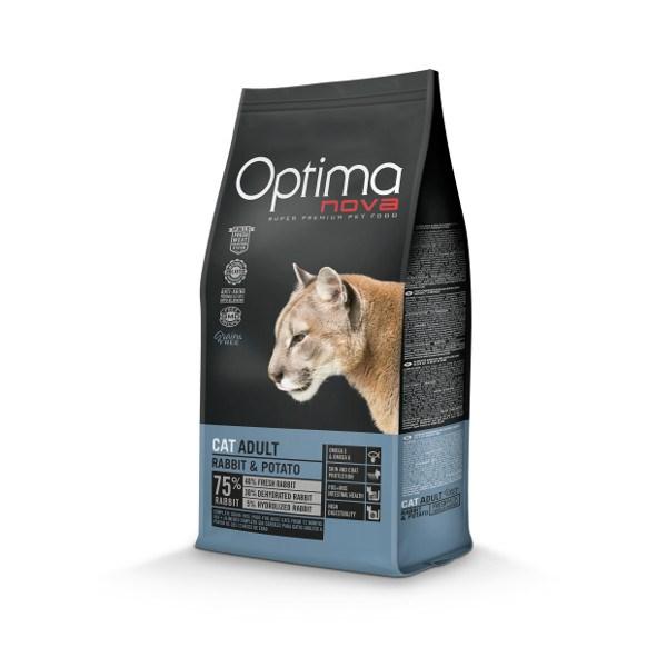 OPTIMANOVA Cat Adult Rabbit and Potatoes