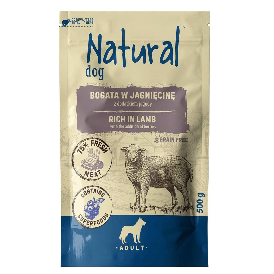 NATURAL Lamb with blueberries - wet