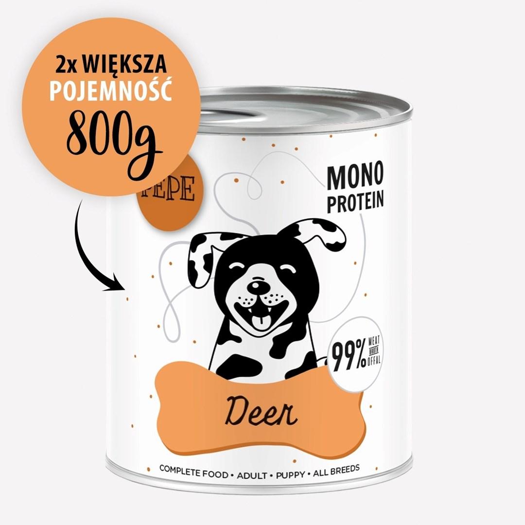 PAKA ZWIERZAKA PEPE Venison mono -