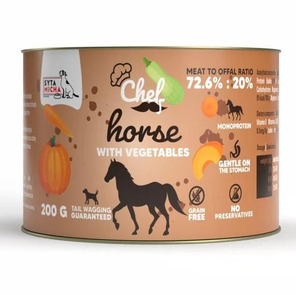 SYTA MICHA Chef Horse with vegetables