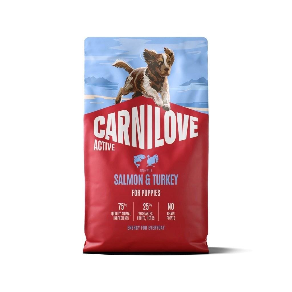 CARNILOVE Active Dog Puppies Salmon&turkey -