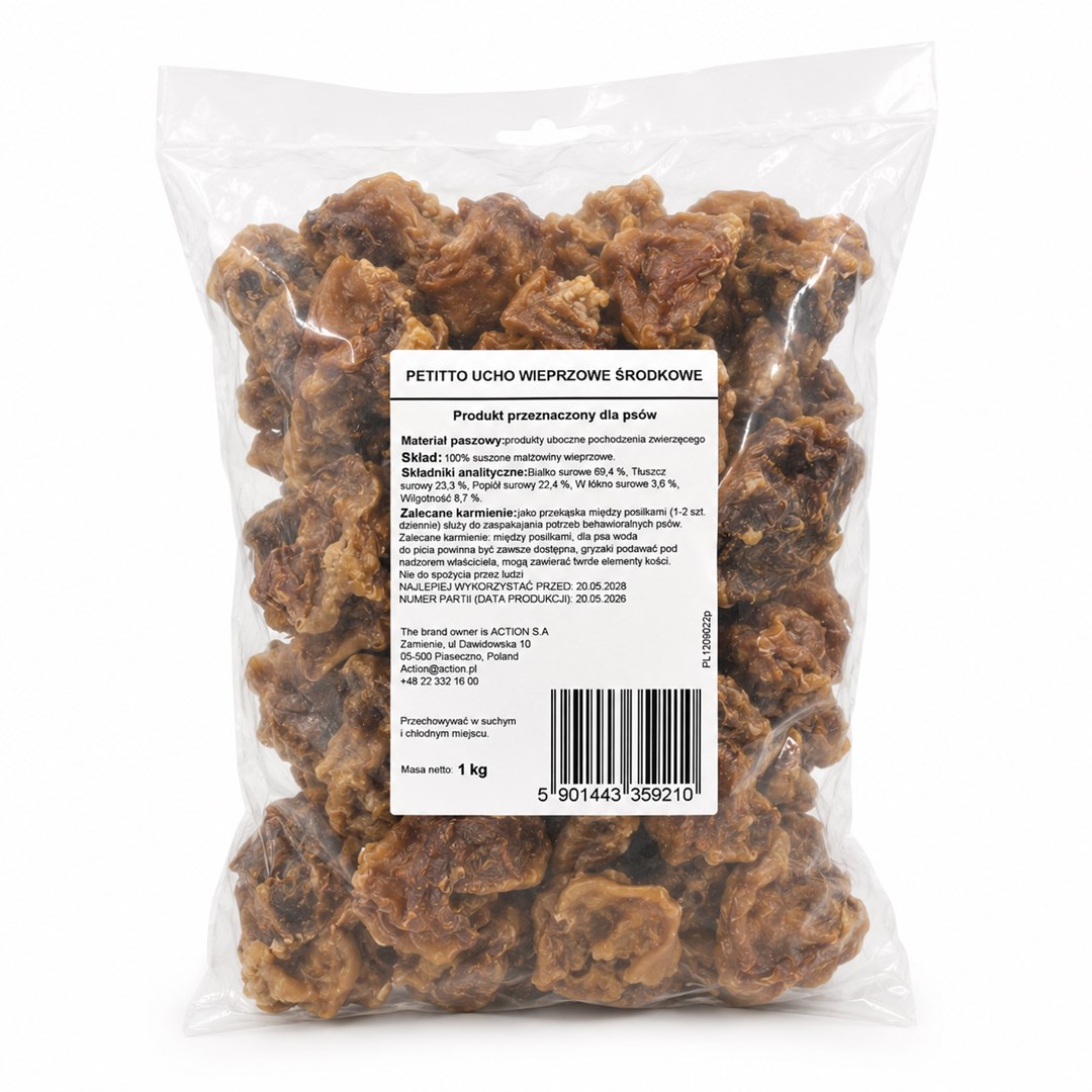 PETITTO medium pig ear Mono -