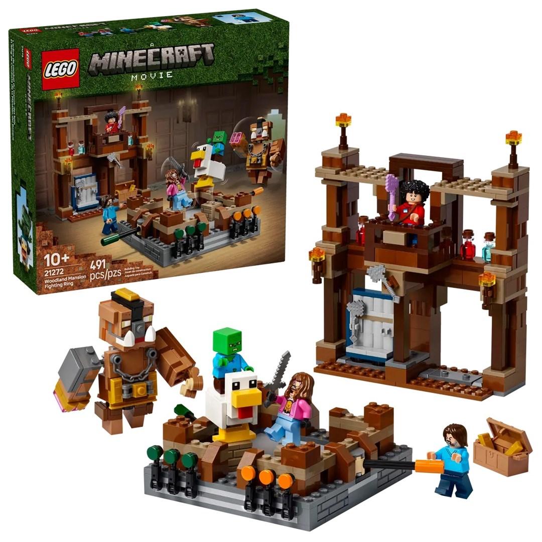 LEGO MINECRAFT 21272 Woodland Mansion Fighting