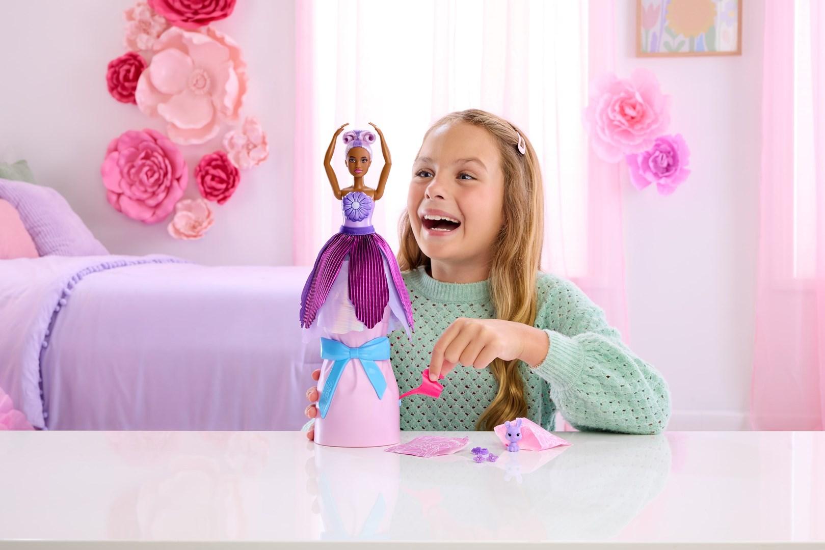 Mattel Barbie Petal Pop Scented Fashion